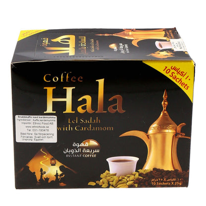 Hala Coffee With Cardamom 12×25 Pak