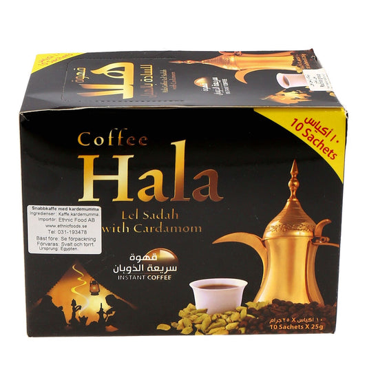 Hala Coffee With Cardamom 12×25 Pak