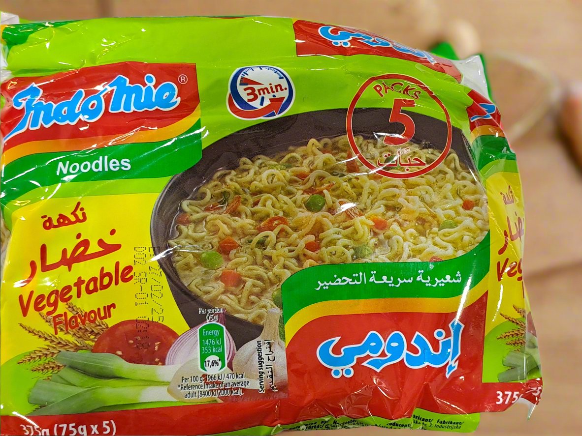 Indomie noodles Vegetable 
Flavour