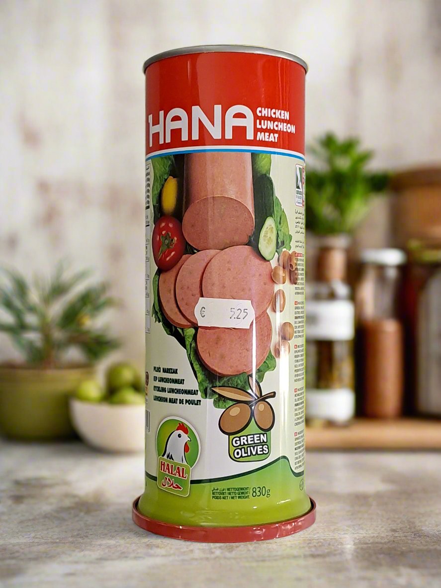 Hana Chicken Luncheon Meat Green Olives