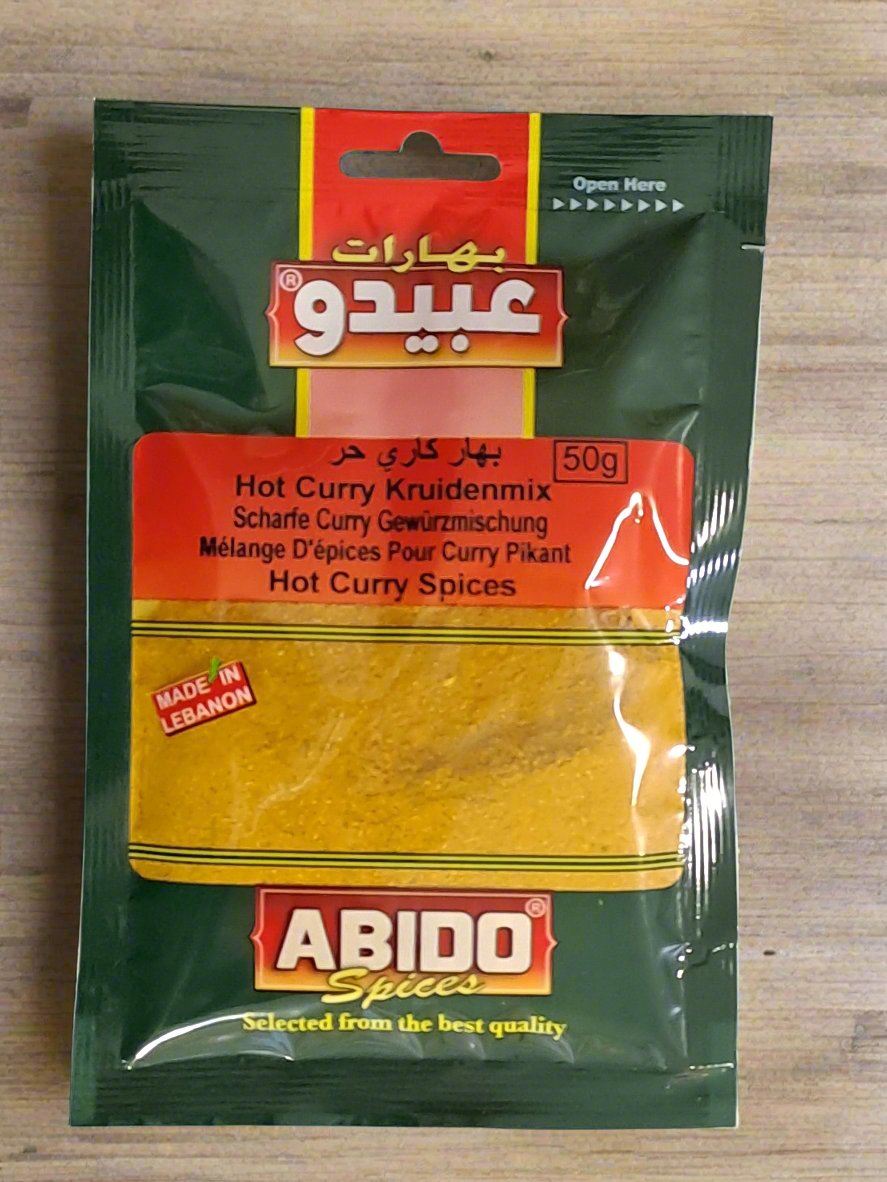 ABIDO SPICES Hot Curry Kruidenmix