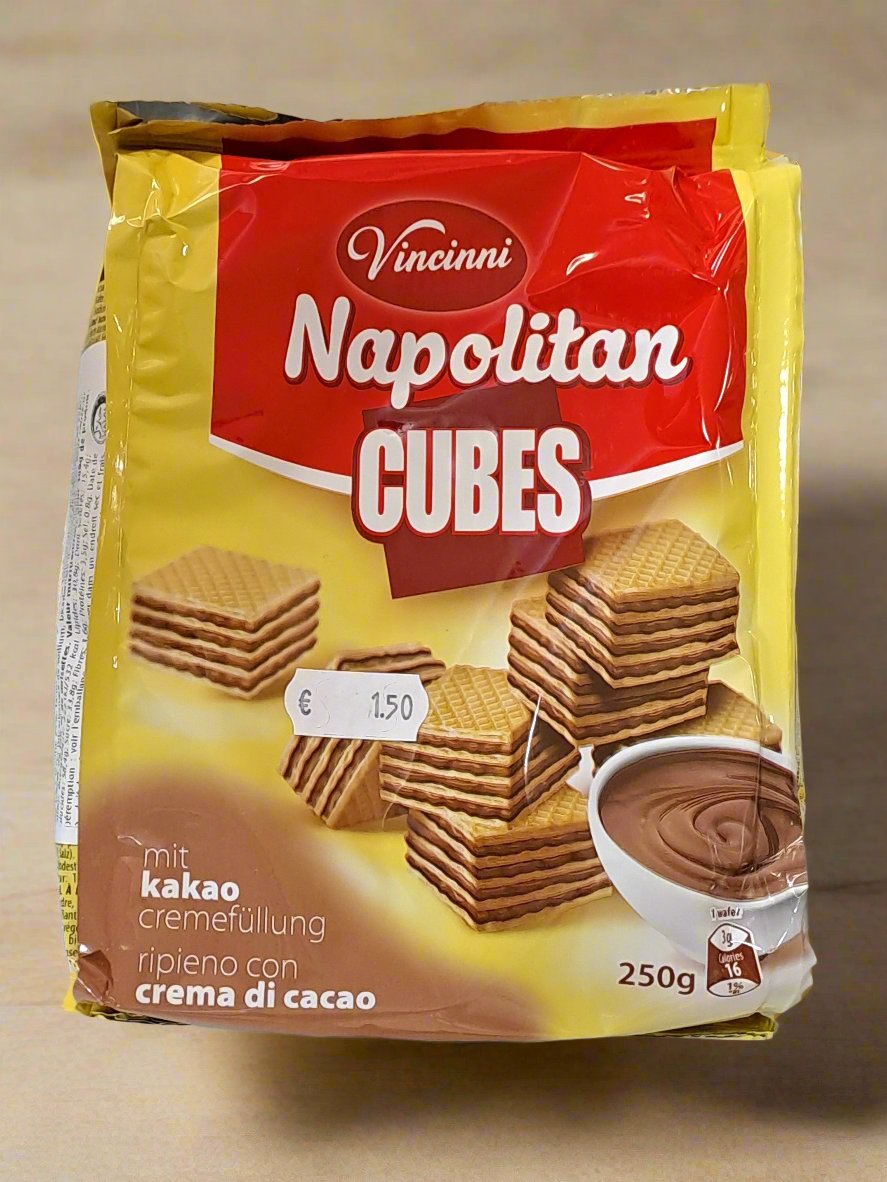 Vincinni Napolitan Cubes Crema Di Cacao