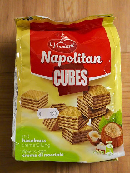 Vincinni Napolitan Cubes Haselnuss