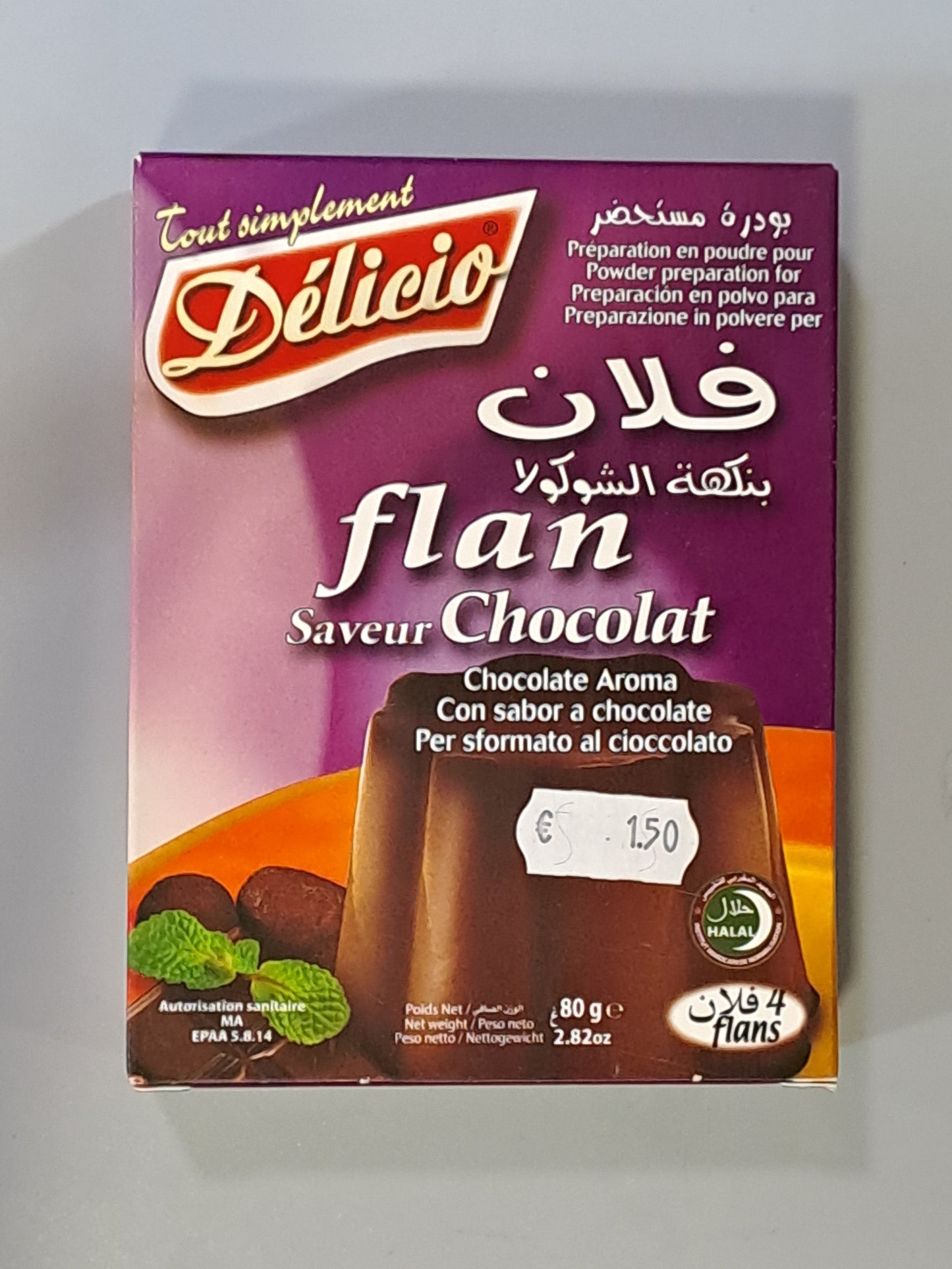 Délicio flan Saveur Chocolat