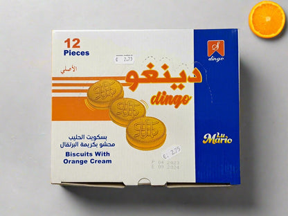 Dingo Biscuits With Orange Cream 12 pieces