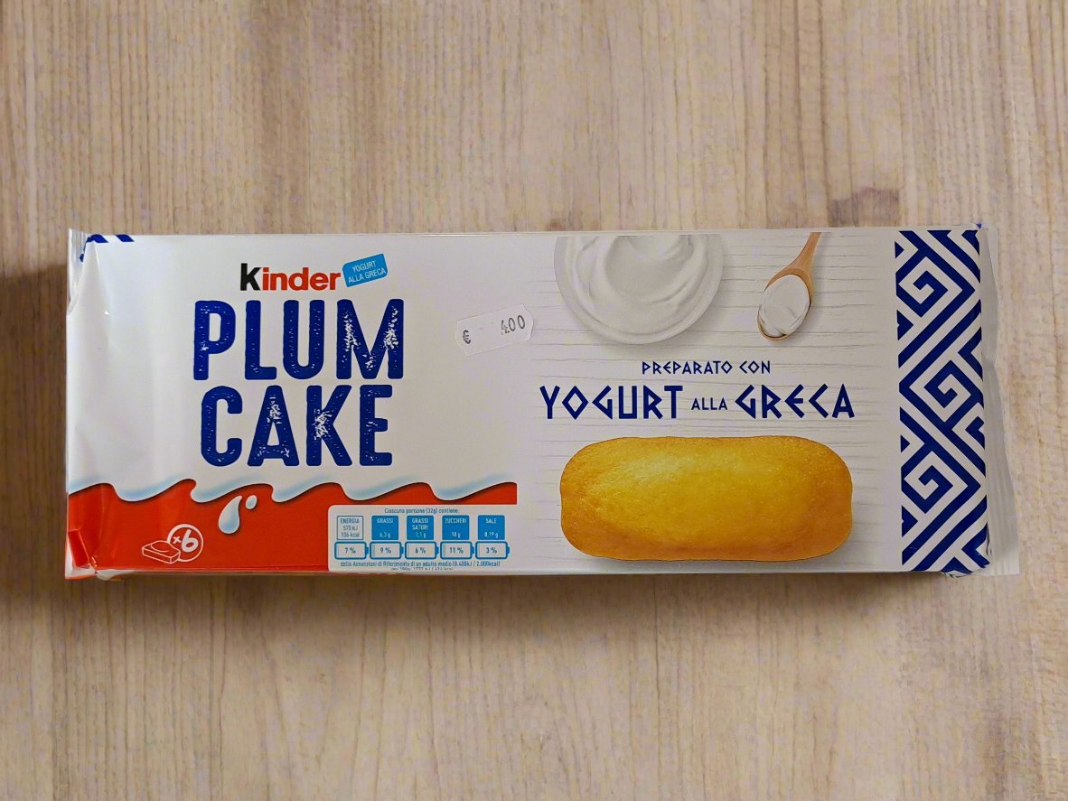 Kinder Plum Cake Yogurt Alla Greca