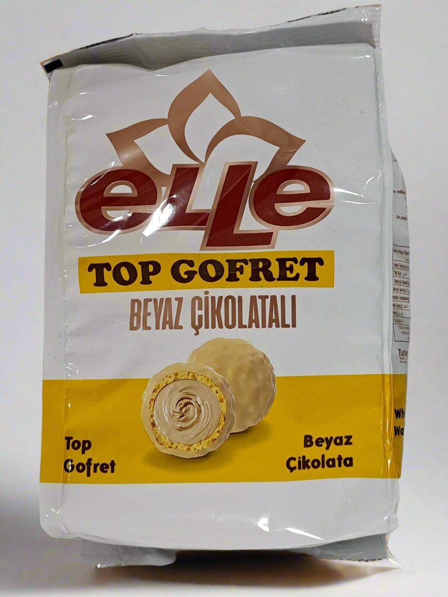 Elle Top Gofret Beyaz Ciklatali