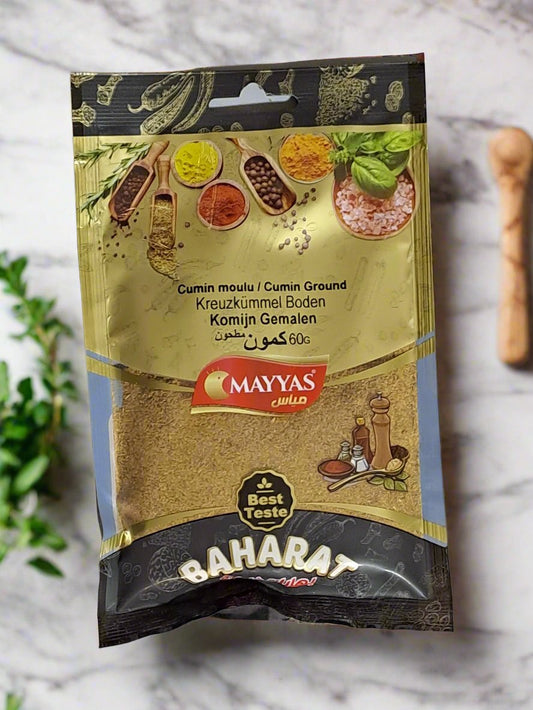 Mayyas Cumin Moulu / Cumin Ground Komijn Gemalen 60G