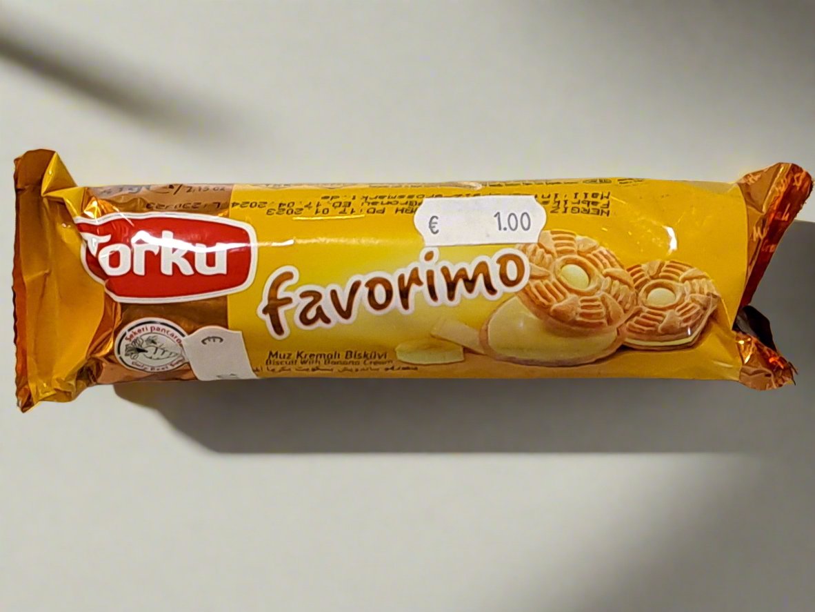 Torku favorimo biscuits with banana cream