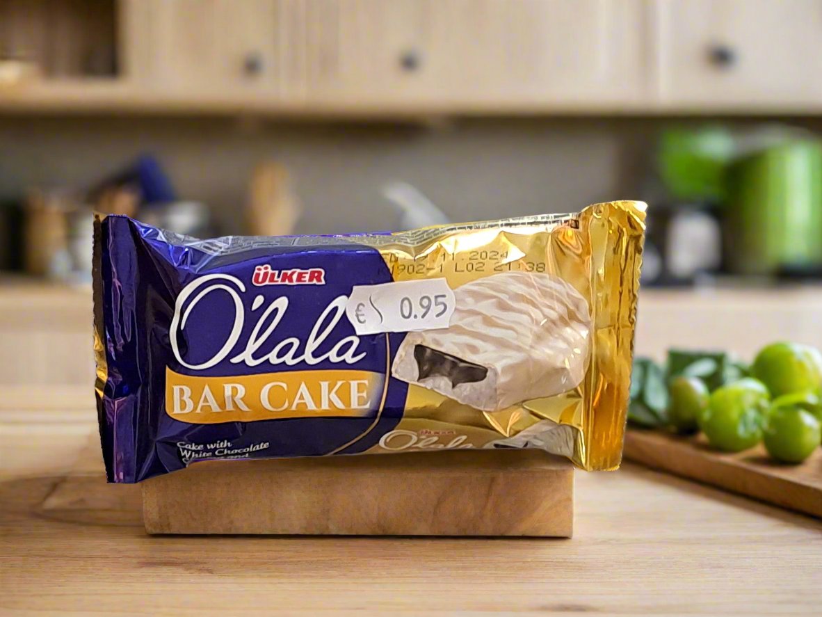 Oler Olala Bar Cake With White Chocolate