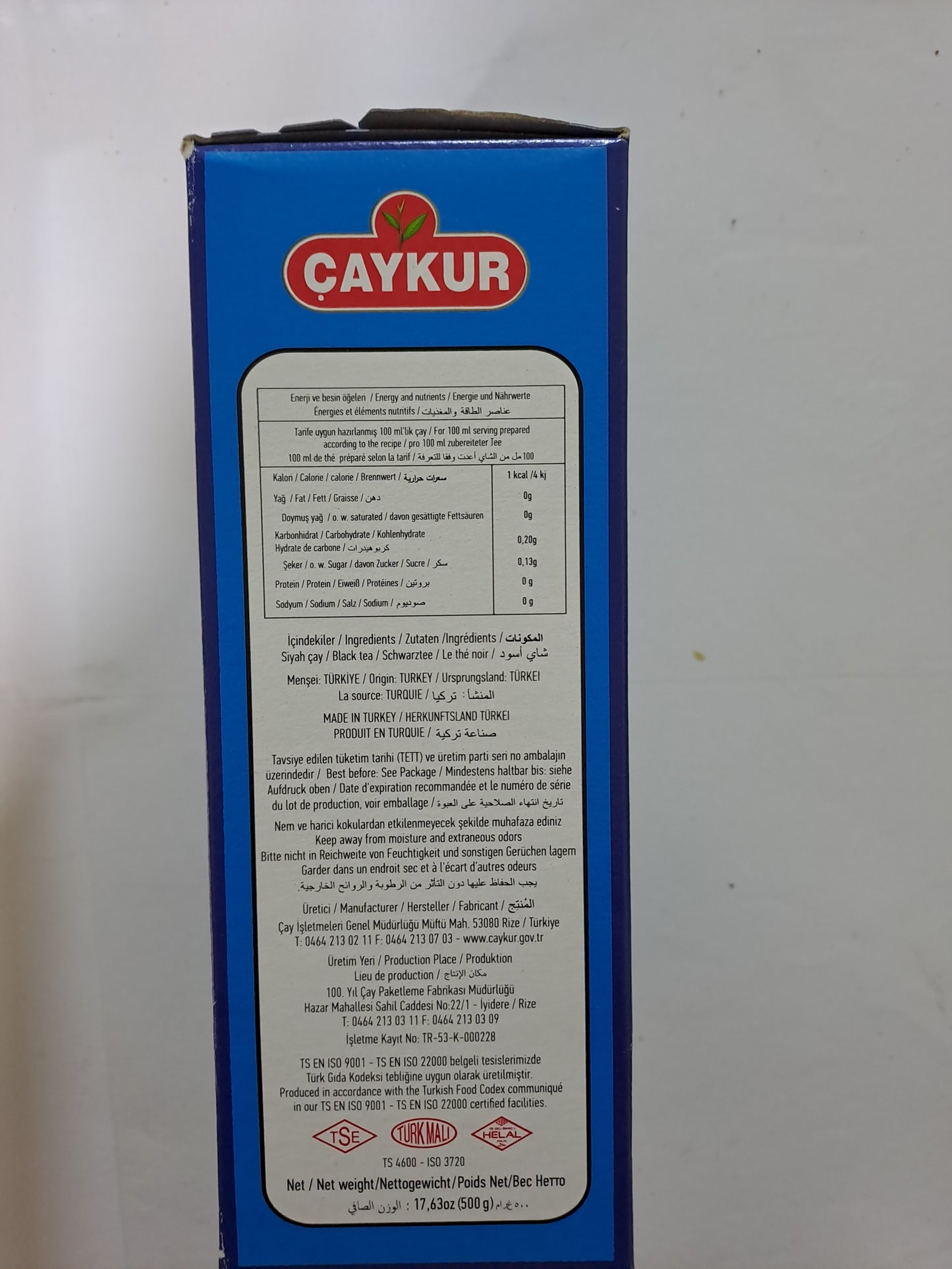 Caykur ture bolu cayi