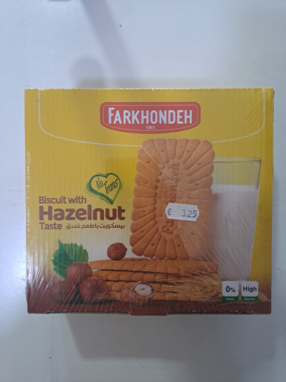 Farkhondeh Biscuit With Hazelnut Taste