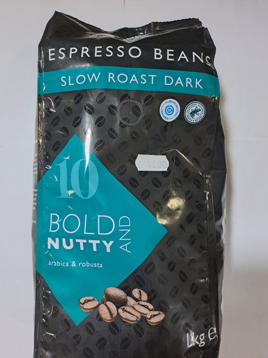 Rioba Espresso Beans 10 Bold And Nutty