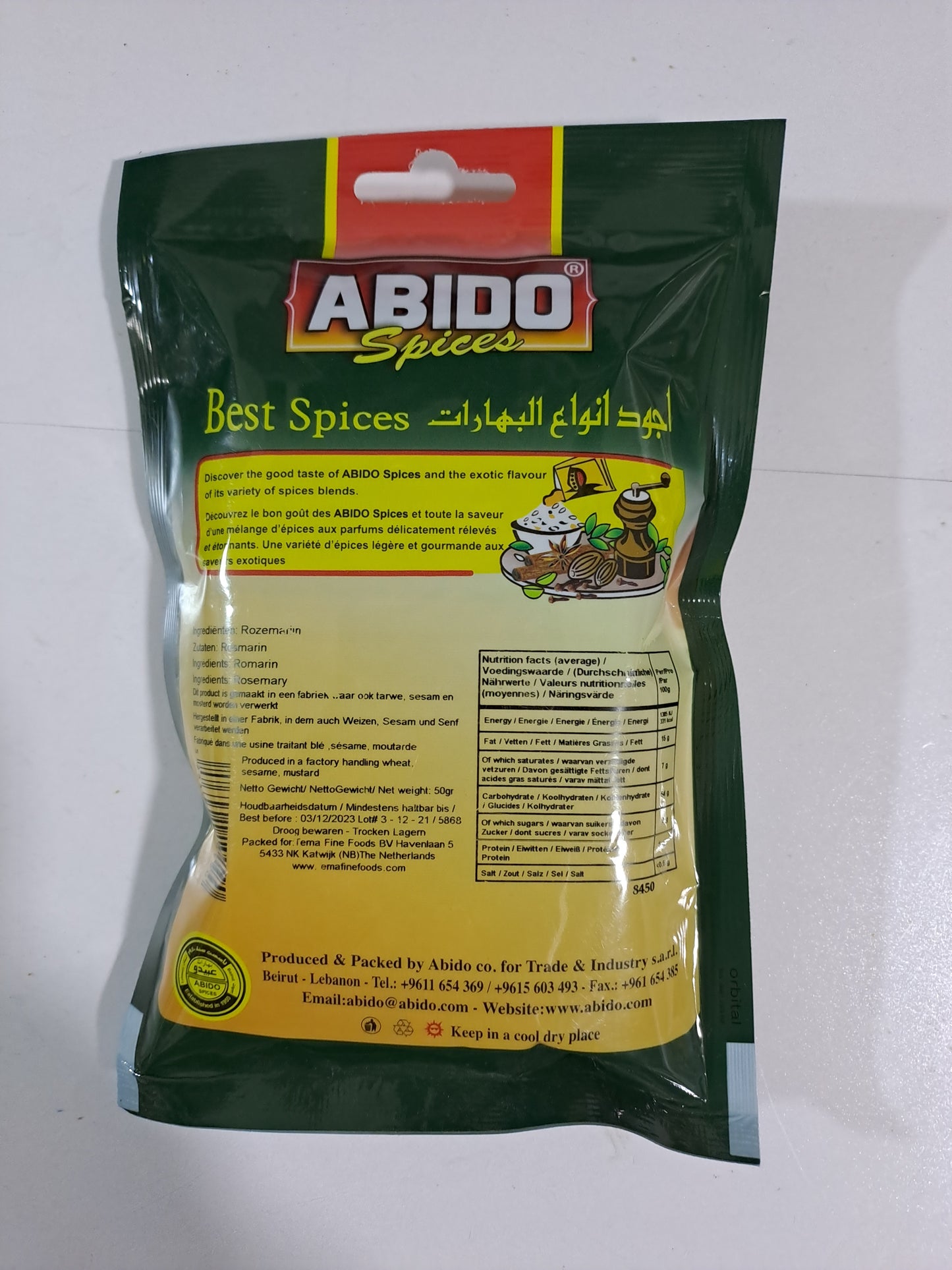 ABIDO Spices Rosemary