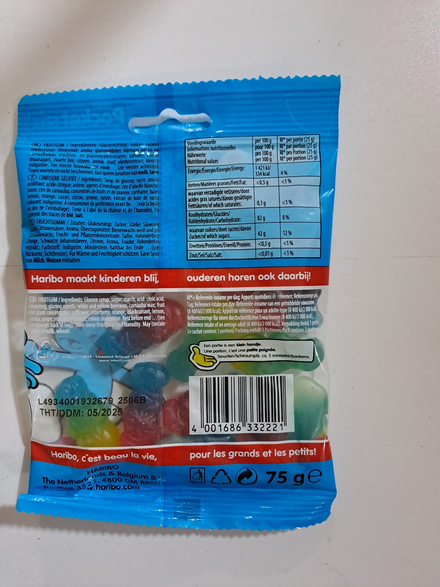 HARIBO Smurfen die Schlumpfe