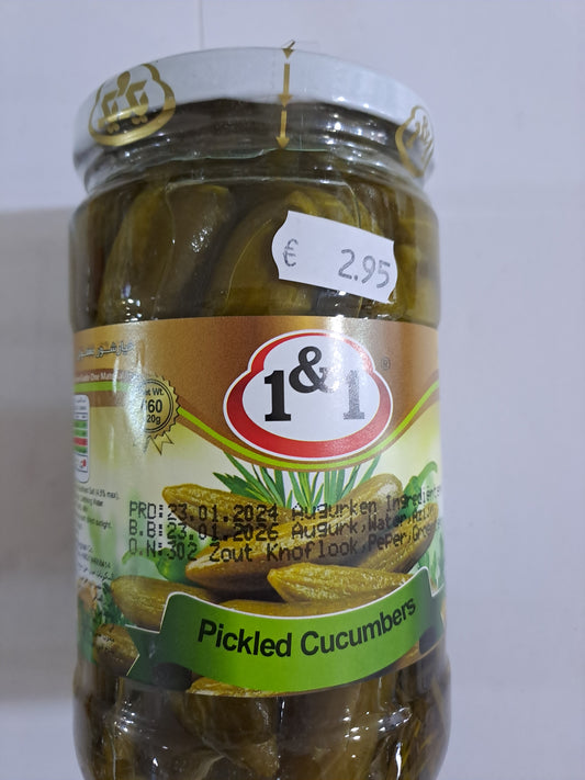 1&1 Pickled Cucumbers