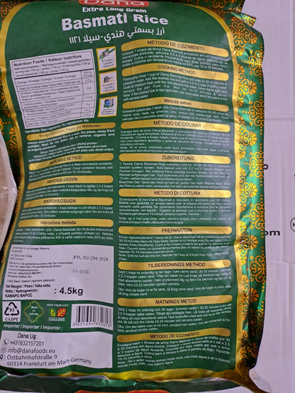 Dana Basmati Rice Extra long Grain