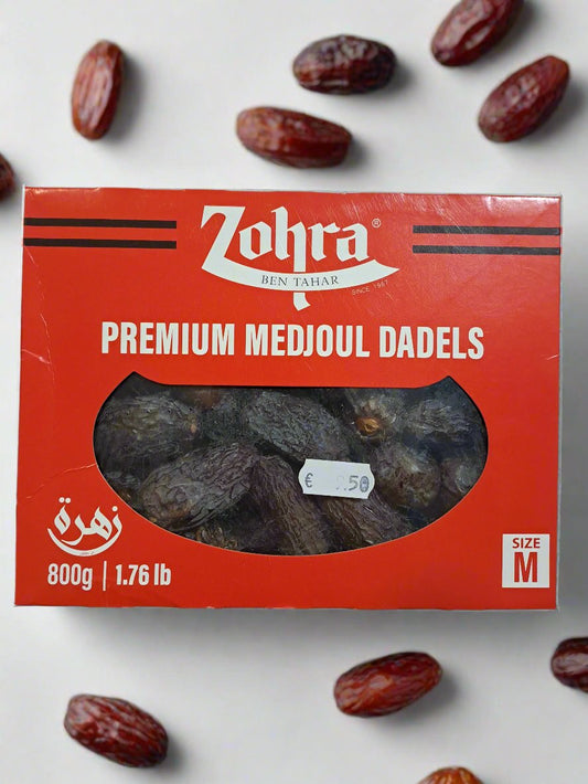 Zohra Premium Medjoul Dadels Size M