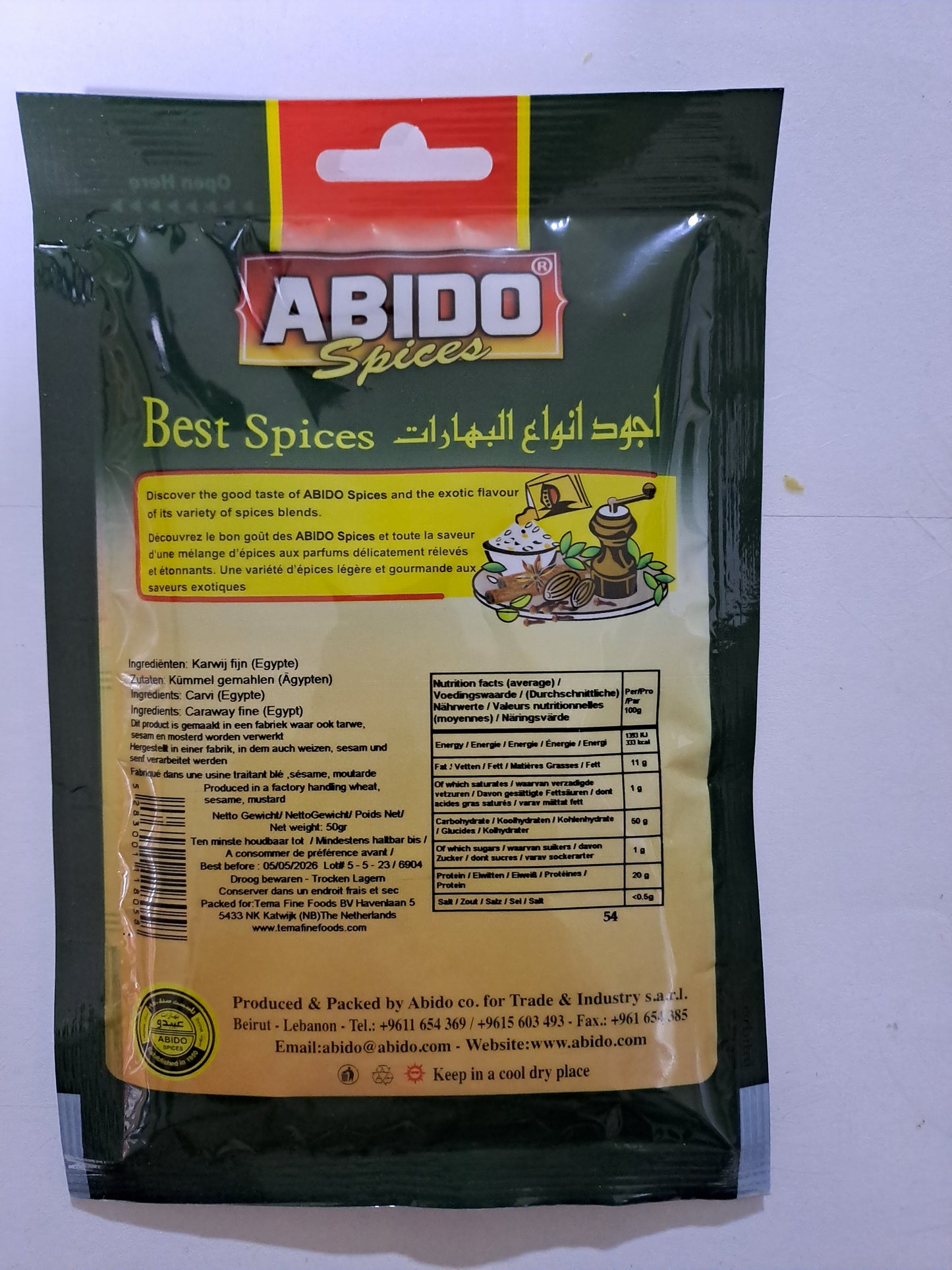 Abido Spices Karwij Fijn